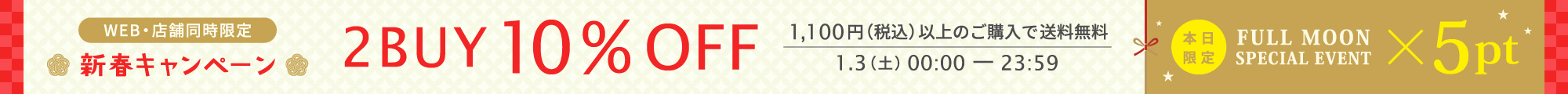 2BUY10%OFF 送料無料 ポイント5倍