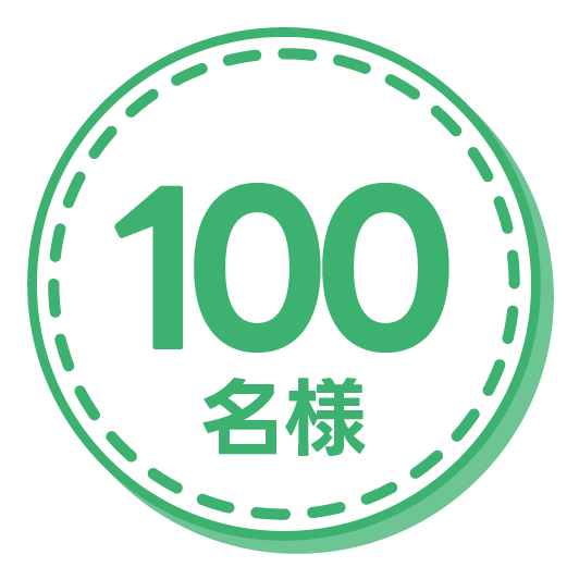100名様