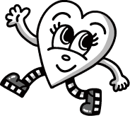 ハートのキャラクター